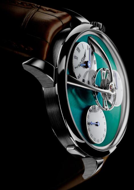 MB&F LM SPLIT ESCAPEMENT TITANIUM GREEN 04.TL.G Replica Watch